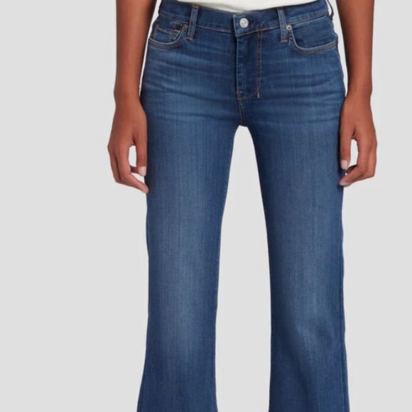 7 for All Mankind Tailorless Slim Illusion Luxe Dojo in Love Story Size 27 - Picture 3 of 11